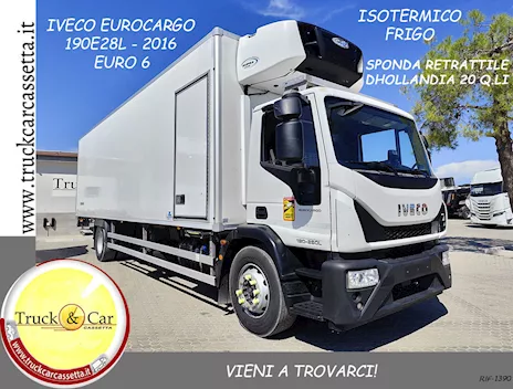 RIF.1390 IVECO EUROCARGO 190E280L - 2016 - ISOTERMICO FRIGO