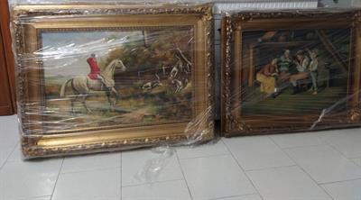 Uno in regalo, dipinti olio su tela, in legno massello - Foto 3