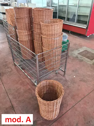 Cesti in vimini usati