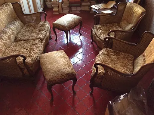 Salotto divano e poltrone Luigi XV