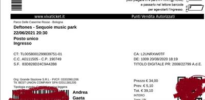 Deftones a Bologna - biglietto scontato