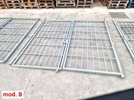 Inferriate zincate di grandi dimensioni usate, mod. B - Foto 6