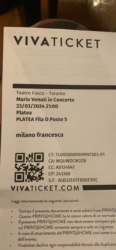 Concerto Mario Venuti taranto