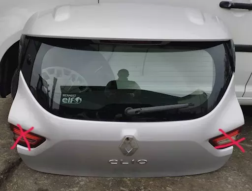 Portellone con lunotto Renault Clio IV 2014