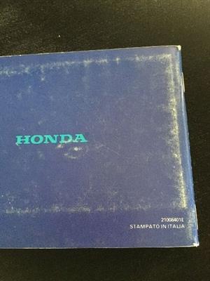 Libretto per Moto Honda CBX750F - Foto 6