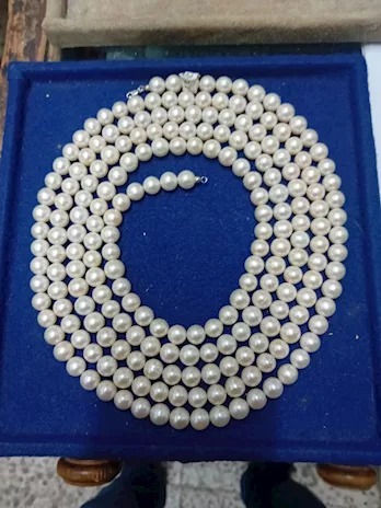Collana perle naturali australiane