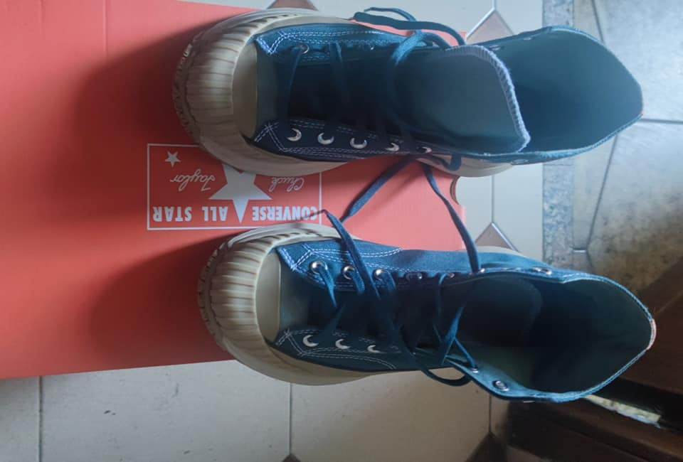 Converse all stars azzurre originali, modello alto