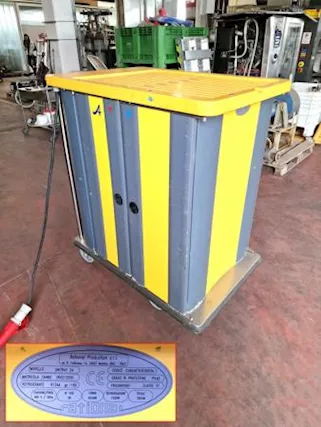 Vagonetto termico caldo/freddo usato, marca ational, mod. Unitray - Foto 2