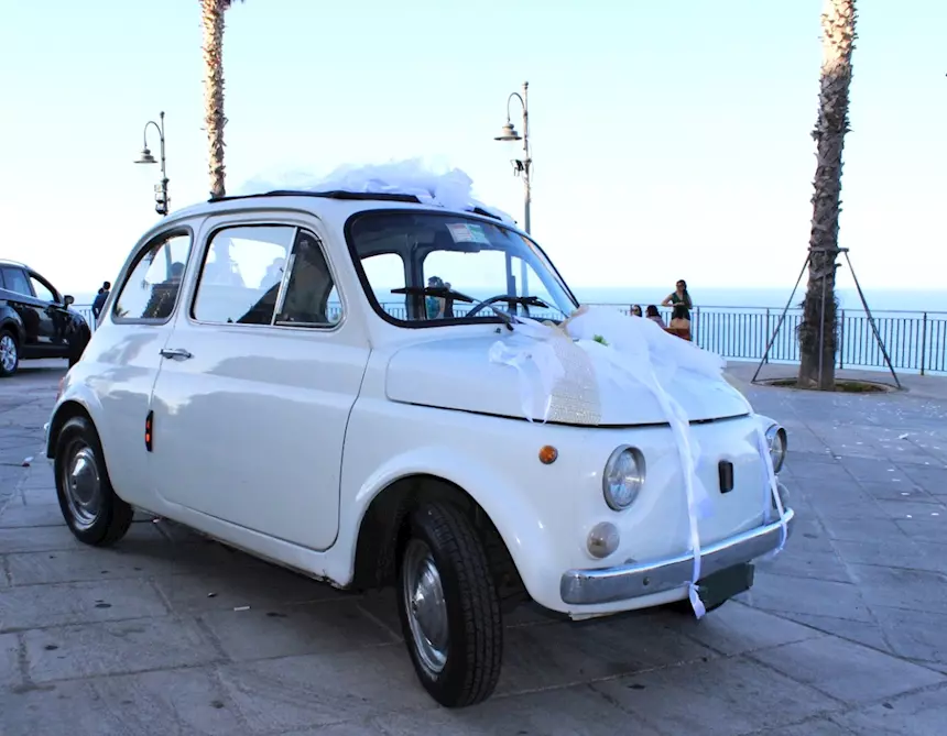 Fiat 500L versione lusso 1969, Bianco, 21.000 km Anno 1960, cambio manuale