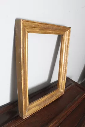 Antica Cornice Carlo X primi 800 foglia oro . Mis 73 x 57 (U, ottimo stato - Foto 3