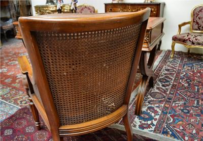 Poltrona inglese Regency inizi del XX secolo, in legno - Foto 5