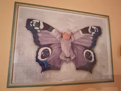 Puzzle già composto Anne Geddes con cornice