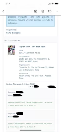 Taylor Swift The Eras Tour 14 Luglio