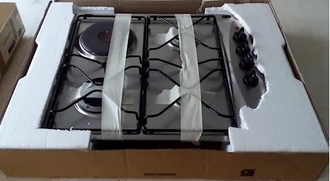 Piano cottura Whirlpool 3 fuochi gas + 1 piastra elettrica - Foto 6