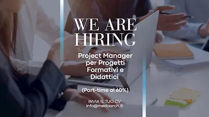 Project Manager per Progetti Formativi e Didattici (Part-tim
