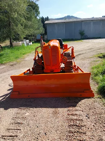 Ruspa Marca Fiat 312c largo 135 cm-lama 200 cm-pattini 31 cm - Foto 6