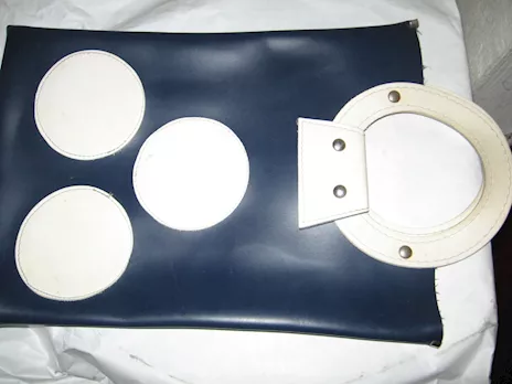 Borsa vintage 1970 in plastica