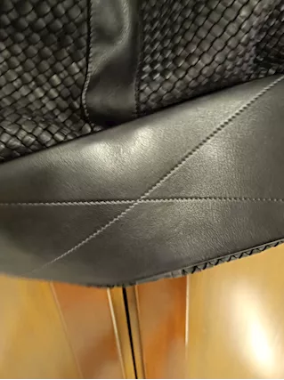 Borsa in vera pelle, mai usata - Anteprima 3