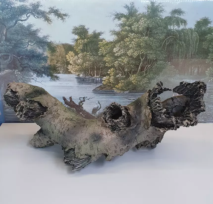 Ceppo di tronco d'albero per acquario