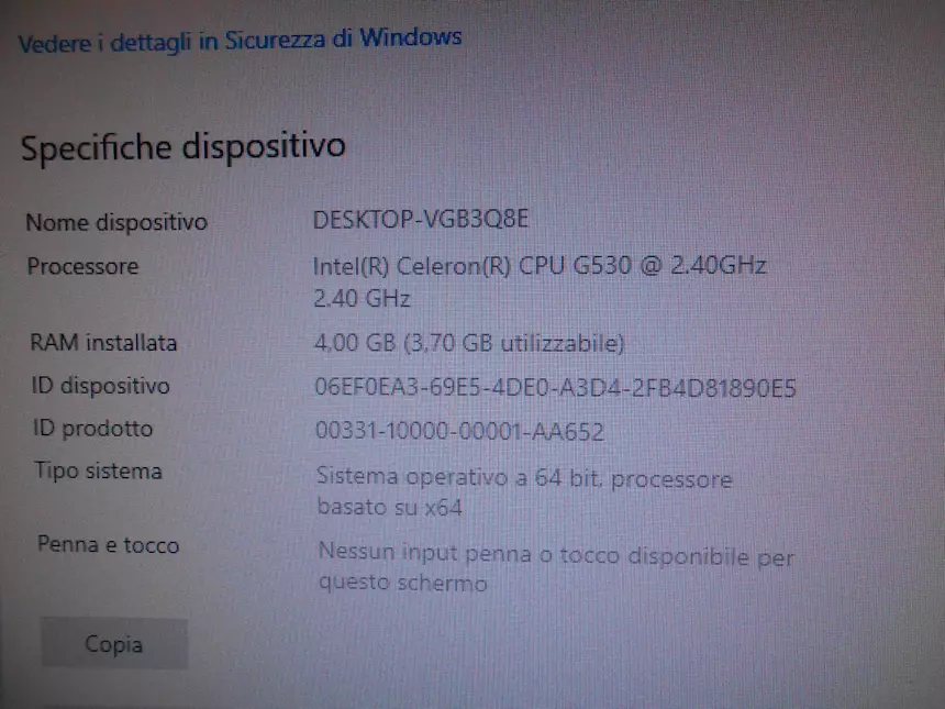 Foto 2Desktop di marca Gigabyte Chassis, prezzo non trattabile