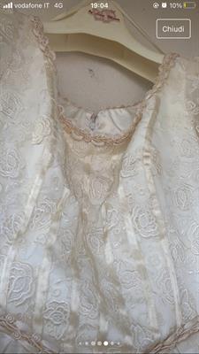 Abito da sposa colore avorio