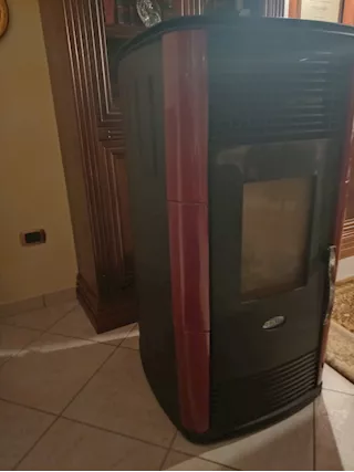 Stufa a pellet, marca Sideros, modello Elly, in buone condizioni - Foto 6
