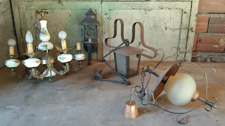 Lampadario e lampade