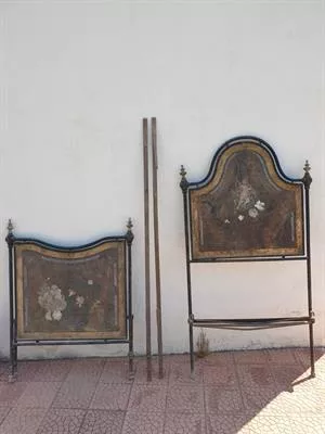 Letto in ferro dell'800