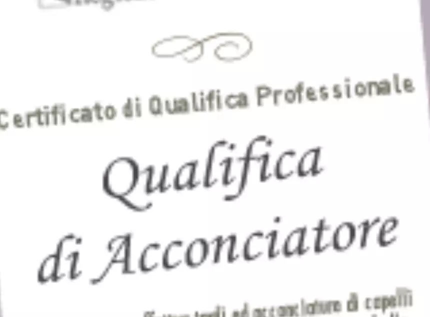 Affitto Qualifica acconciature Diploma parrucchiere