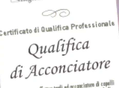 Affitto Qualifica acconciature Diploma parrucchiere