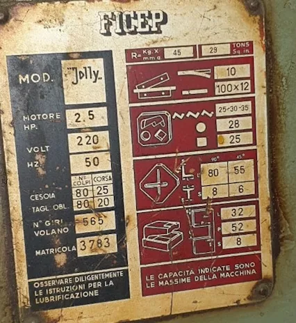 Cesoia universale FICEP mod. Jolly 10 - Foto 2