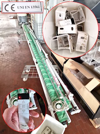 Tenda para sole elettrica usata