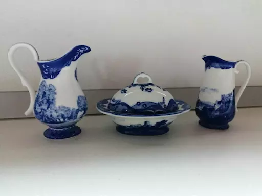 Miniature brocche e portavivande marca Tognana Blue Collecti