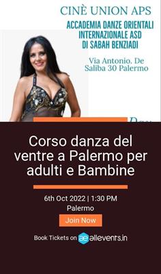 Danza del ventre a Palermo open day Giovedì