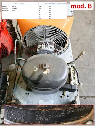 5 unità condensatrici usate, marca Electrolux mod, mod. B - Foto 3