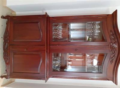 Vetrina in mogano - epoca 1900 - Anteprima 1