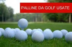Palline da golf usate