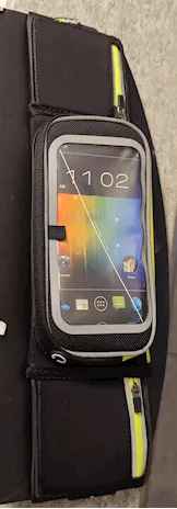 Cintura da corsa Avento con finestra touch screen - Anteprima 2