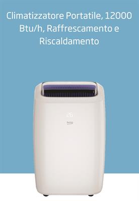 Condizionatore Portatile Beko 12000 Btu/h, tipologia Funzione - Anteprima 4