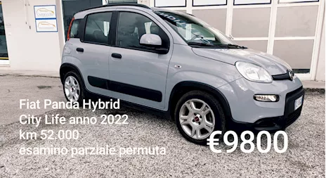 Fiat Panda Hybrid 1000 City Life anno 2022 km 52.000