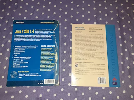2 Manuali Informatica Java 2 SDK 1.4 Apogeo - UML Distilled, in ottime condizioni - Foto 2