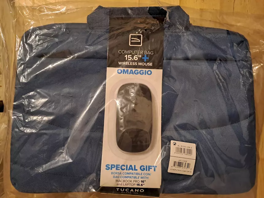 Computer bag Tucano da 15.6 con mouse wireless