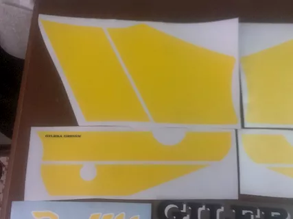 Gilera bullit 1 serie giallo e nero kit adesivi nuovi - Foto 2