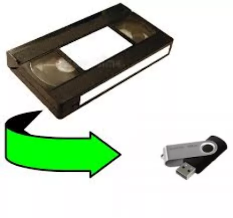 Riversamento delle videocassette VHS su USB, hard disk, DVD