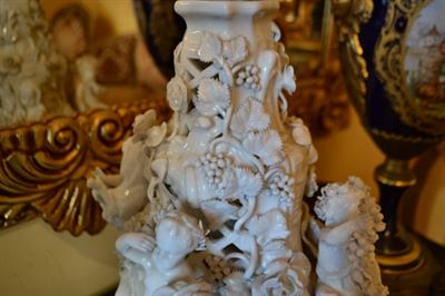 Antica lampada in porcellana di Meissen del XX secolo, in ottime condizioni - Foto 5