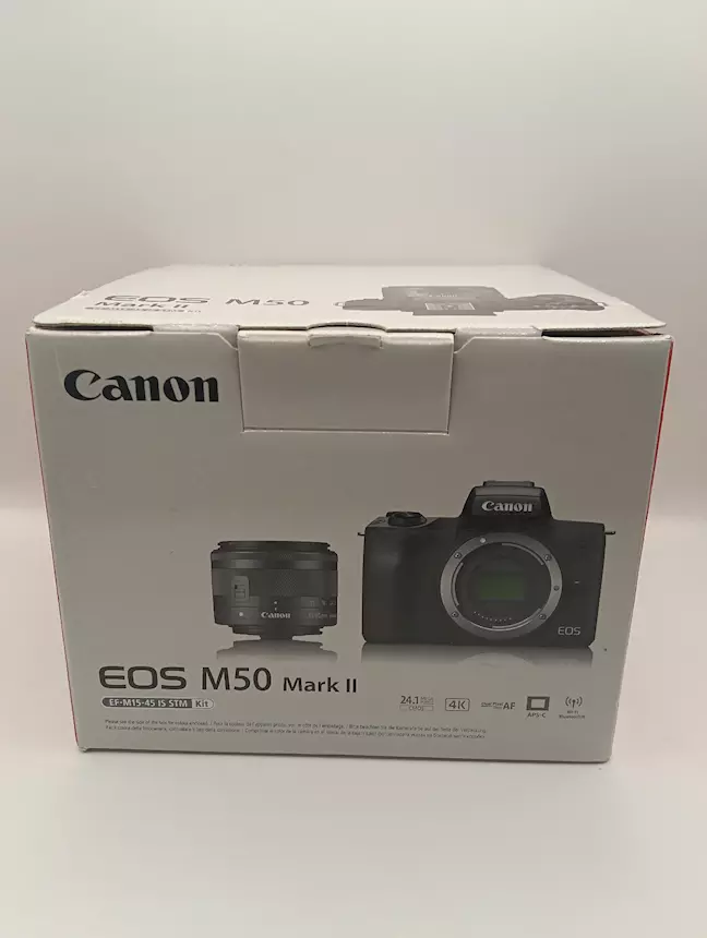 Scatola Canon Eos M50 Mark ii, ottime condizioni
