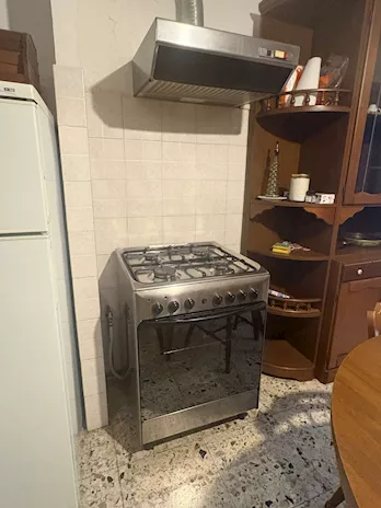 Il piano cottura forno è alimentato
