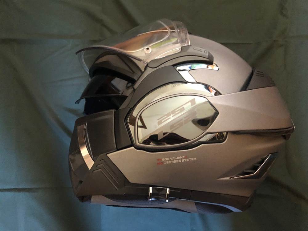 Casco Modulare LS2 FF900 Valiant II nbsp;- Solid Titanium Grey - Foto 8