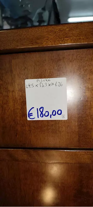 Settimino in Arte Povera - 25060, in legno - Foto 3