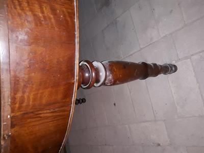 Tavolo ovale del 1800 Luigi Filippo orinale in noce - Foto 3